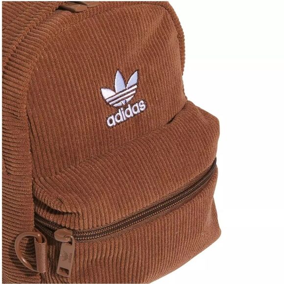 Adidas Trefoil 2.0 Corduroy Mini Backpack- Preloved Brown - Picture 2 of 10